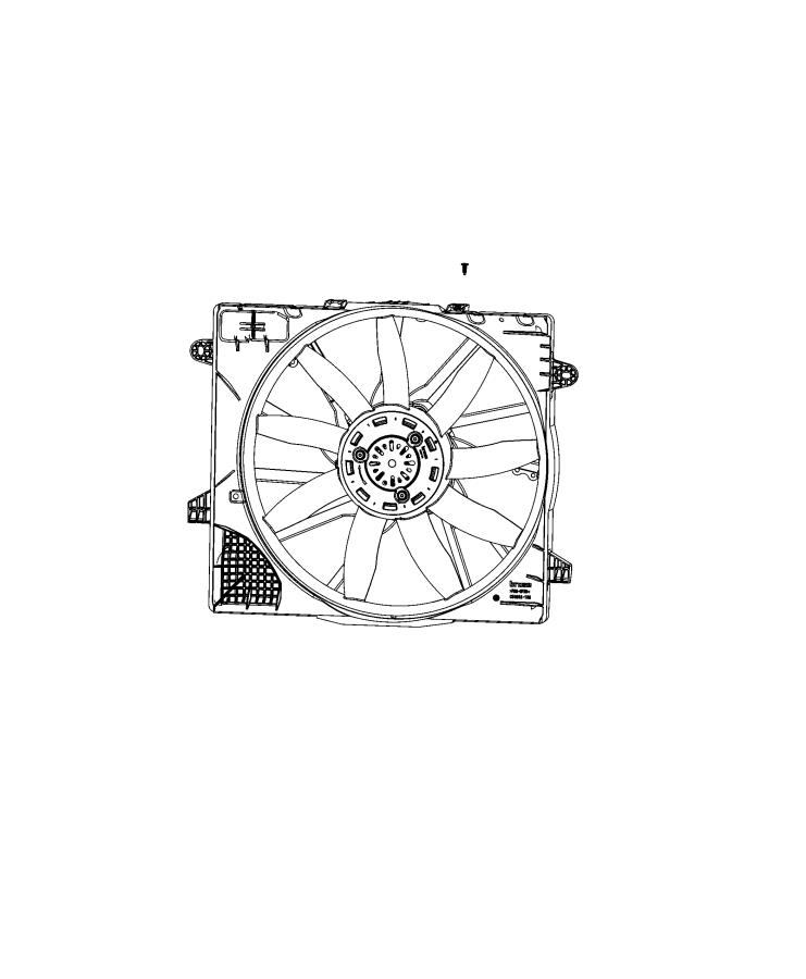 Jeep Wrangler Fan Module Radiator Cooling Ae Chrysler Jeep