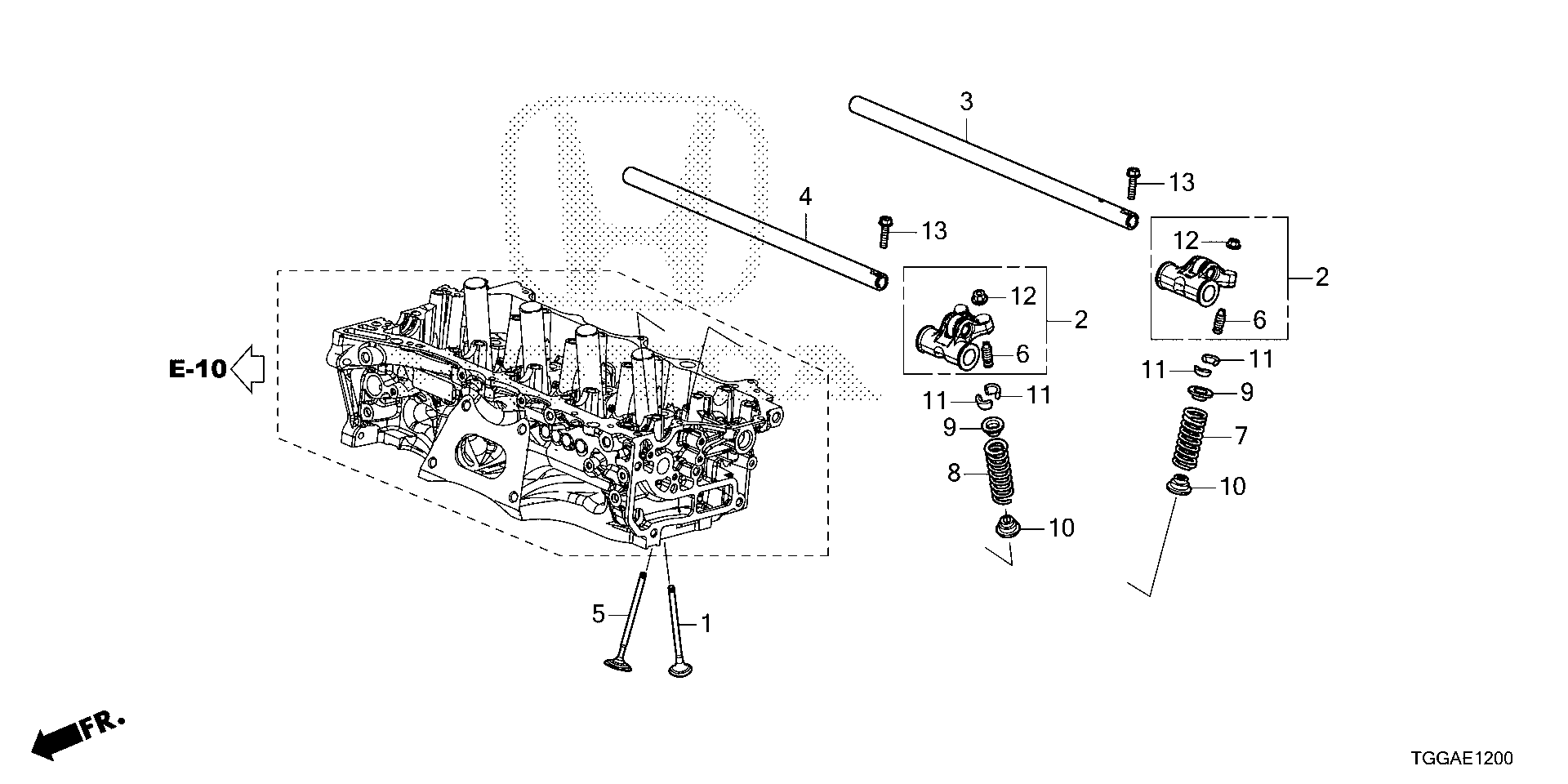 Honda Civic Liftback Valve In Arm Rocker 14711 59B J00 Norm