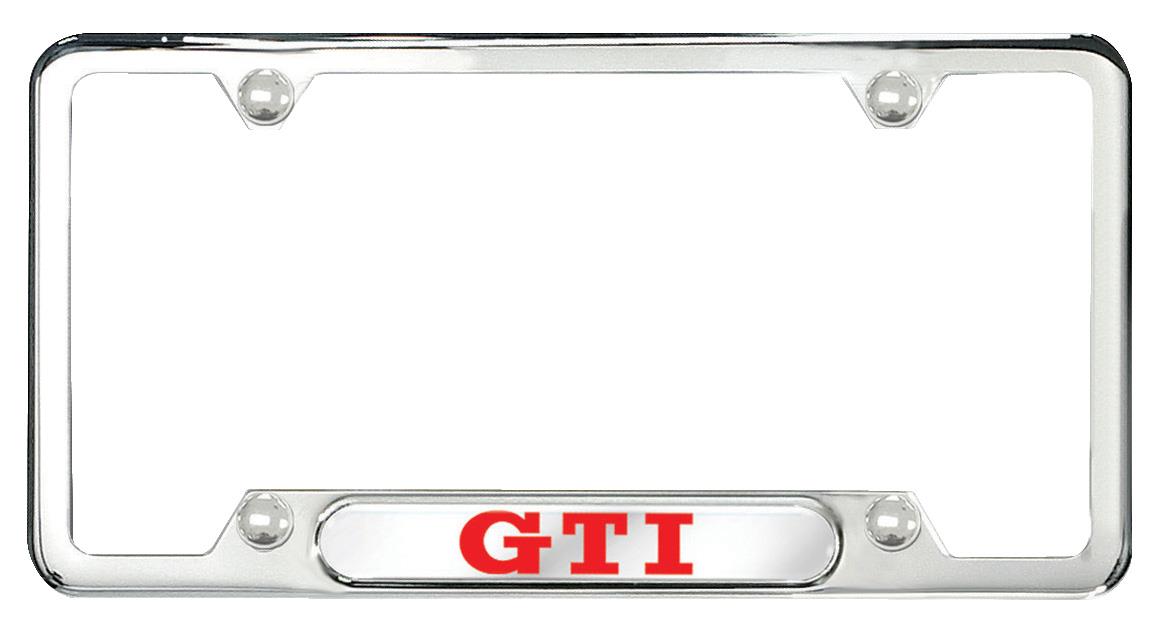 Volkswagen Golf Cadre De Plaque D Immatriculation Pour GTI Rouge