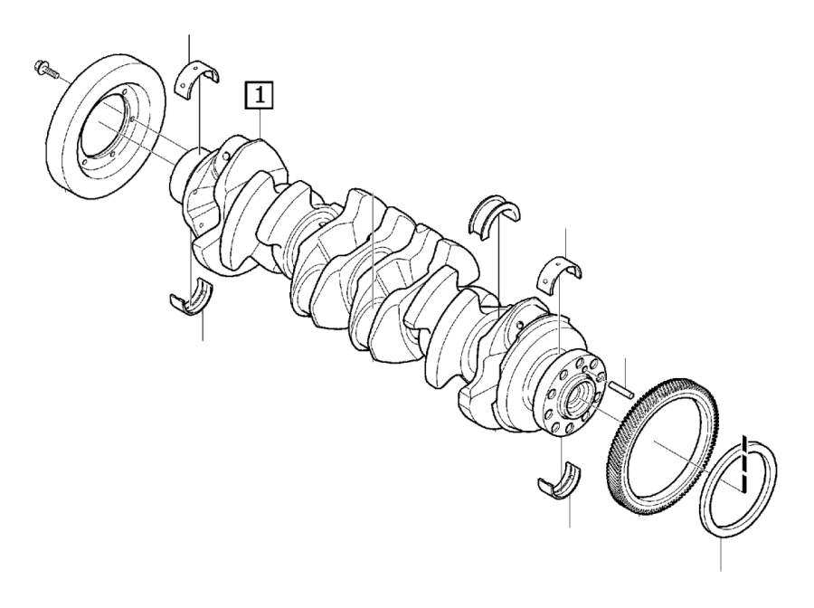 Volvo S Main Bearing Kit Crank Mechanism O S