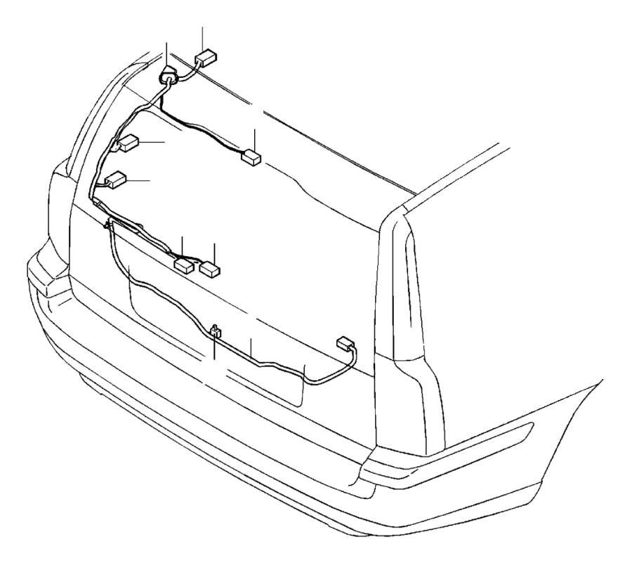 Volvo V50 Tab Housing Cable Harness Black 9452331 Volvo Cars