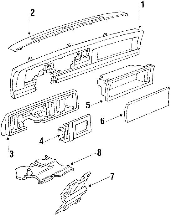 Buick Riviera Panel Upper Body Instrument Mcelveen