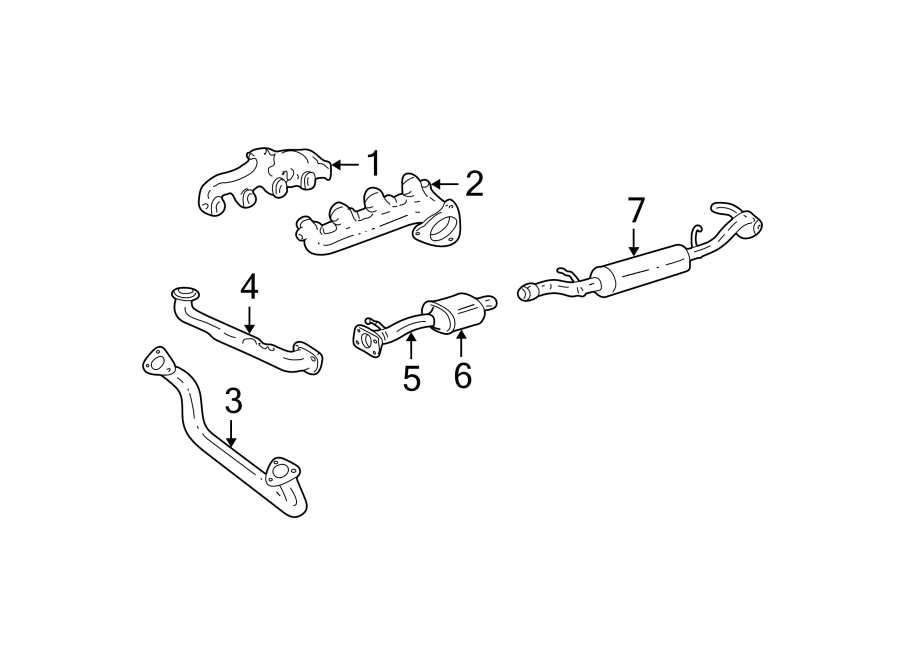 Chevrolet K3500 Pipe Exhaust 10191474 GM Parts Direct Online