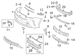 Toyota Prius Awd E Radiator Support Splash Shield Front