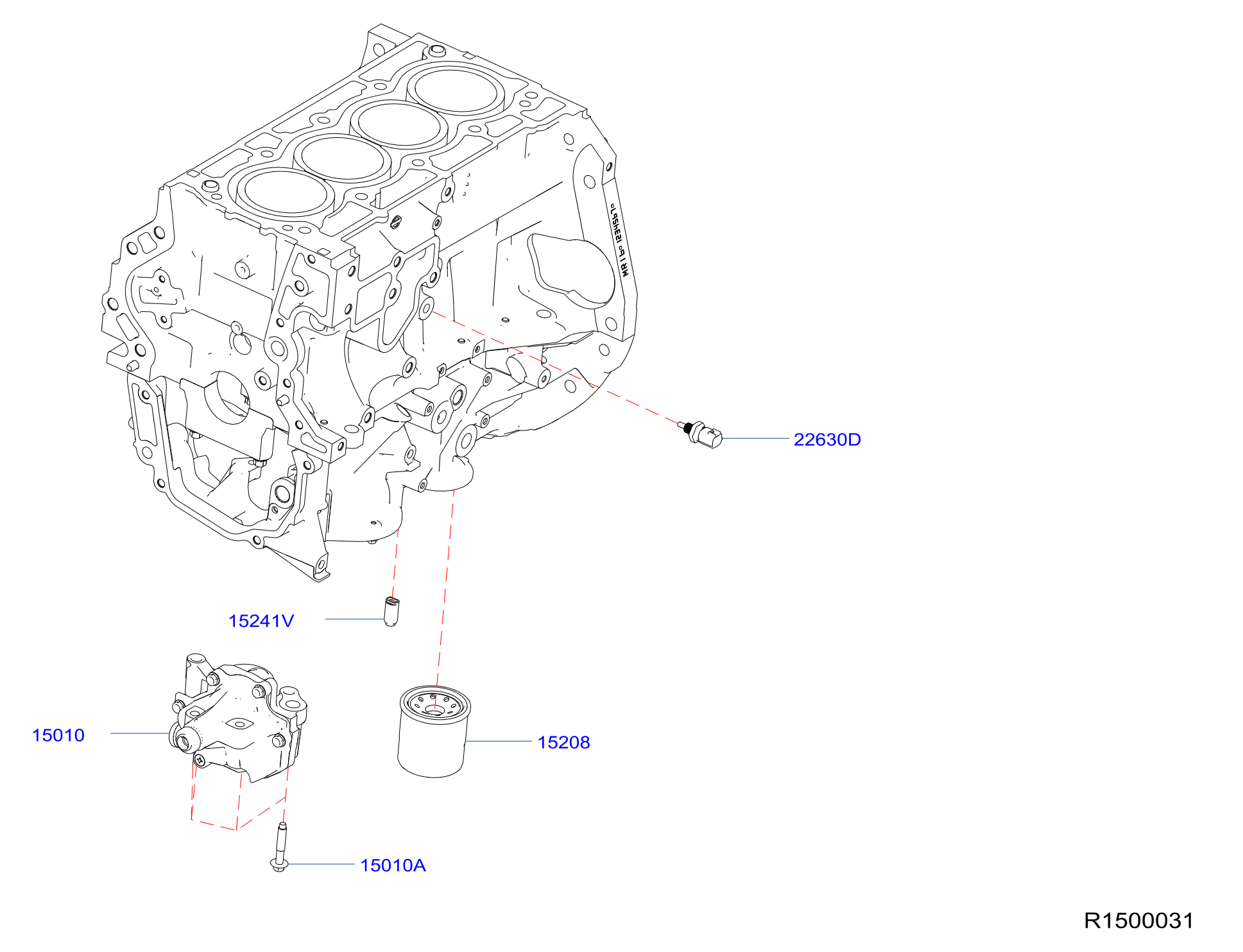 2016 Nissan Sentra SEDAN SV 1 8L CVT Engine Coolant Temperature Sensor