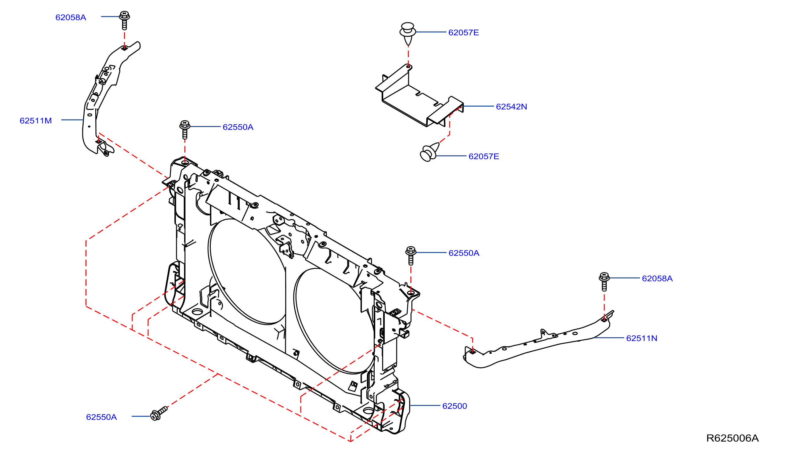 Nissan Maxima Radiator Support Baffle Ta C Murfreesboro