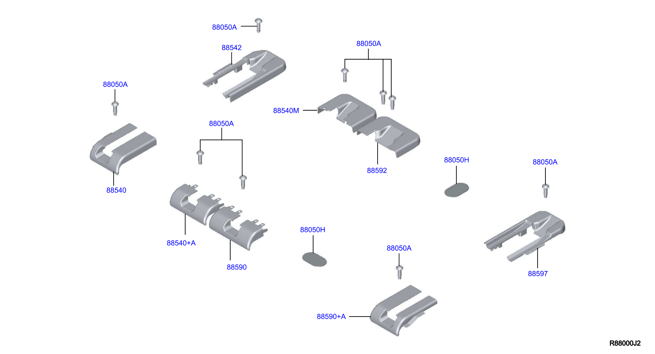 Infiniti Q Coupe Premium Upper Cover Under Seat Rear Drive