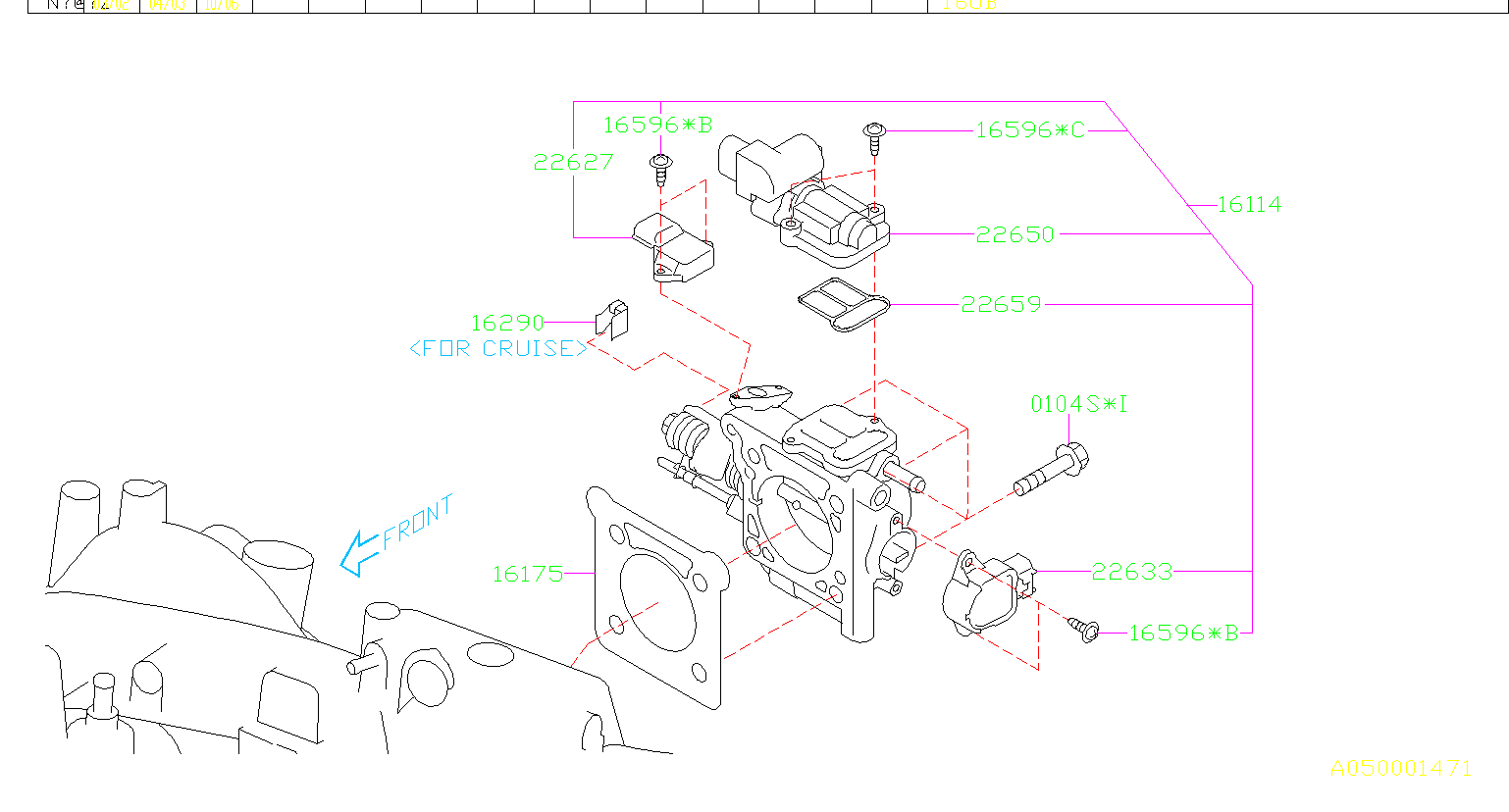 Subaru Wrx Fuel Injection Idle Air Control Valve Fuel Injection