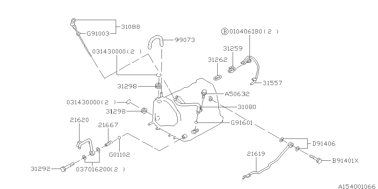 2023 Subaru Crosstrek 2 0L CVT Premium Automatic Transmission Oil