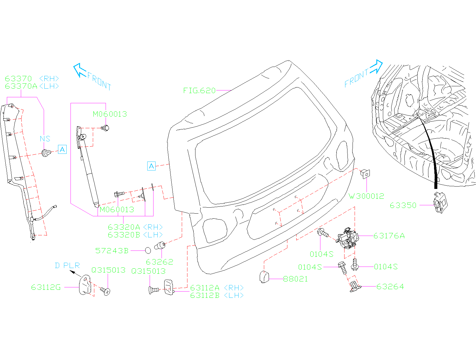 Subaru Forester Liftgate Control Module Sj Genuine Subaru Part