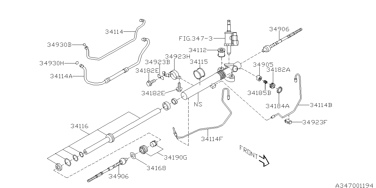 Subaru Crosstrek Rack And Pinion Mount Bushing Bushing Steering Gear