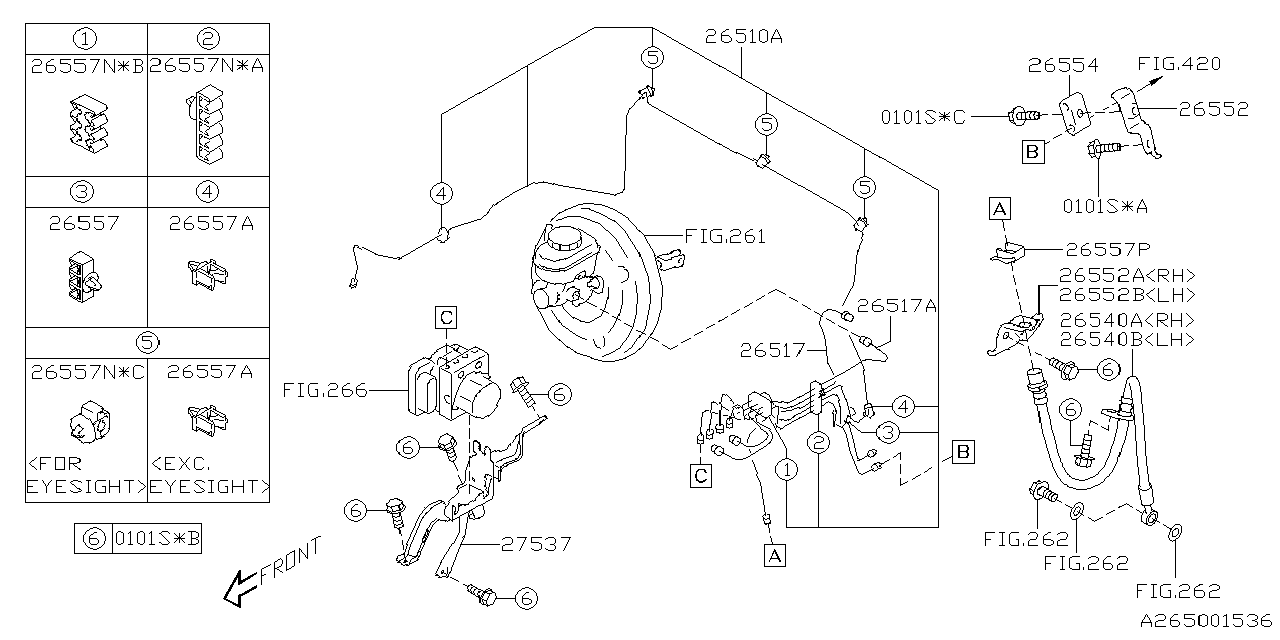 Subaru Brz Clamp Brake Brakes Piping Cc