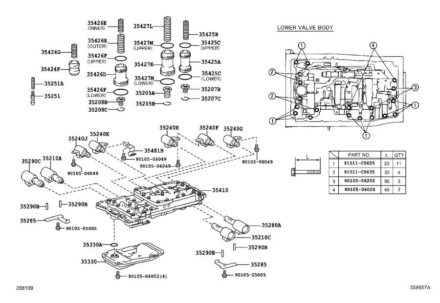 Lexus Is Automatic Transmission Control Solenoid Clutch Control