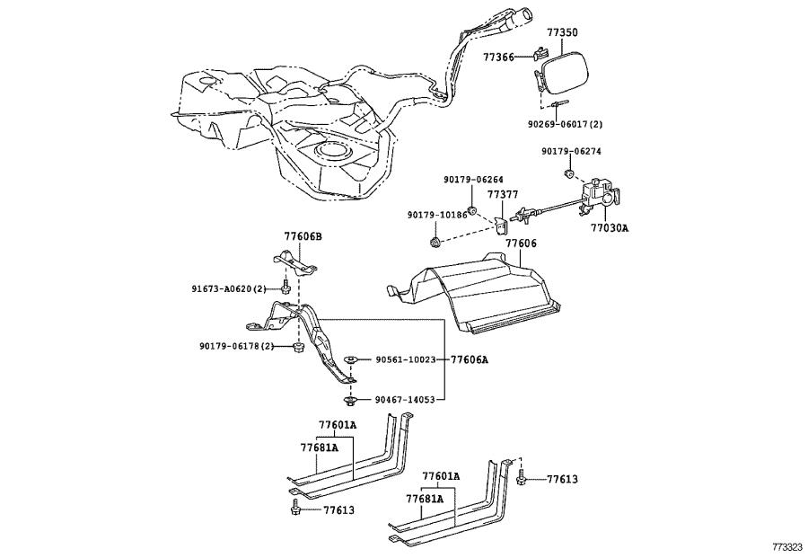 Lexus Gs Clamp Breather Tube Fuel Filler Pipe