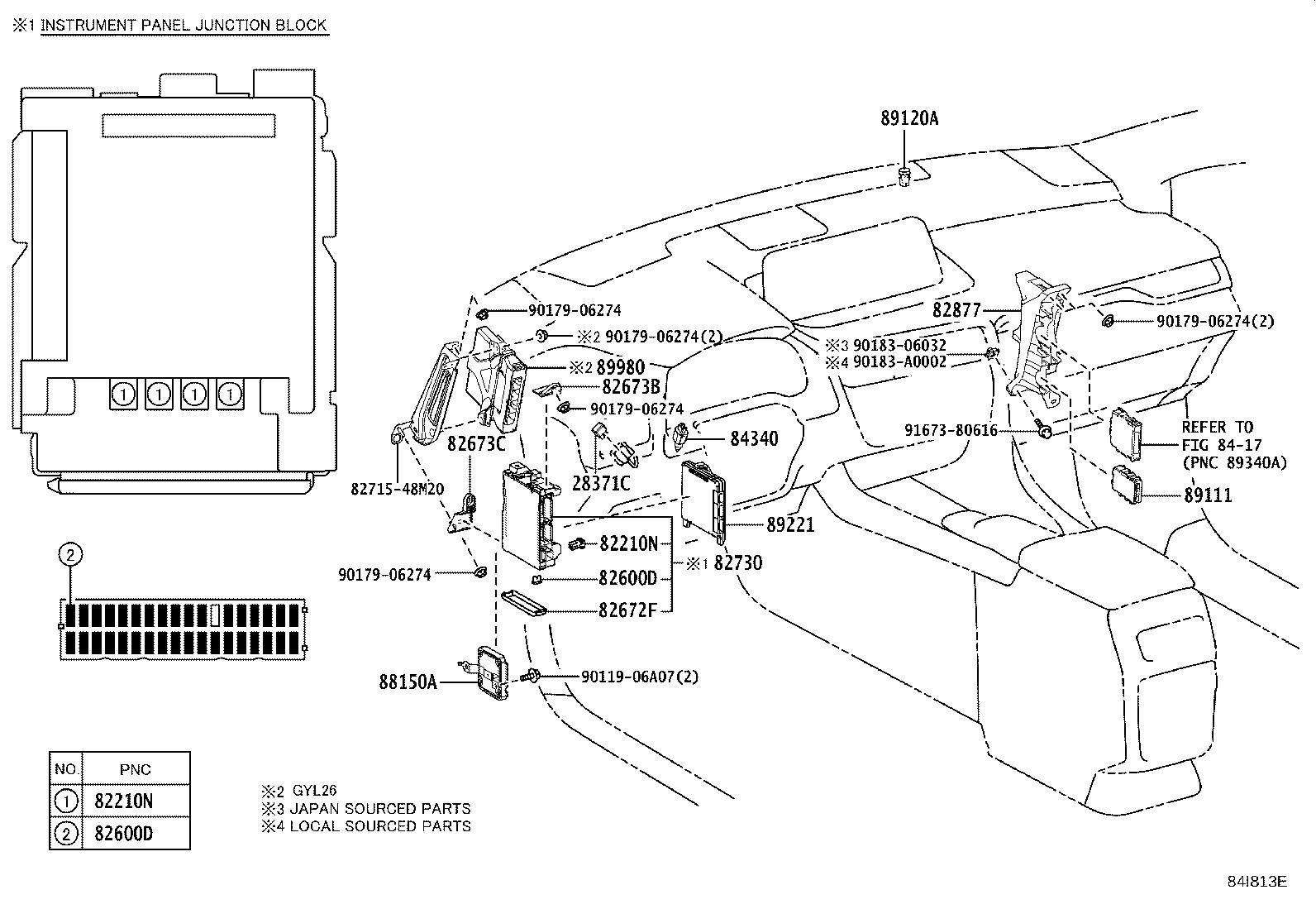 2022 Lexus GX 460 Base Automatic Transmission Gear Position Sensor