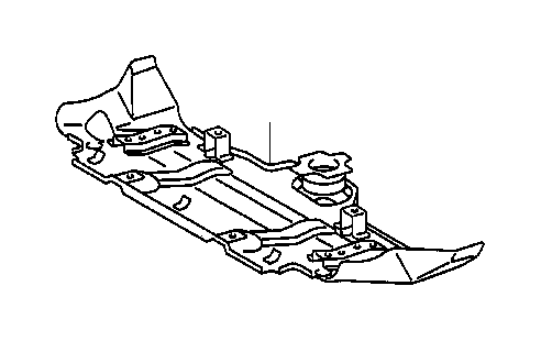 Lexus GX 470 Radiator Support Splash Shield Body 5140535101 Rallye