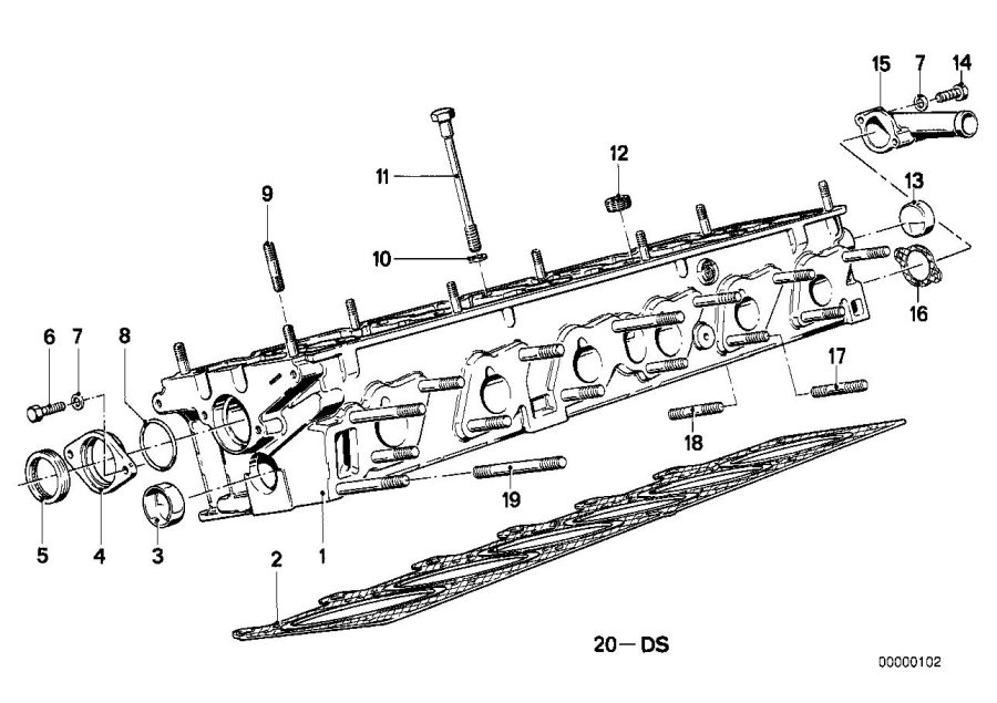 Diagram Cylinder Head for your 2015 BMW M6   