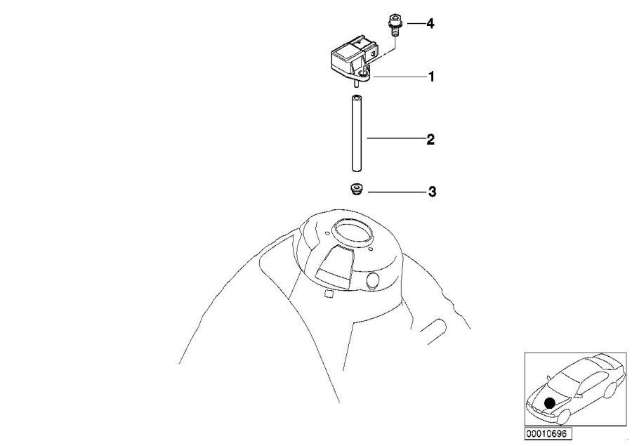 Diagram Altitude pressure sensor for your 1997 BMW 528i   