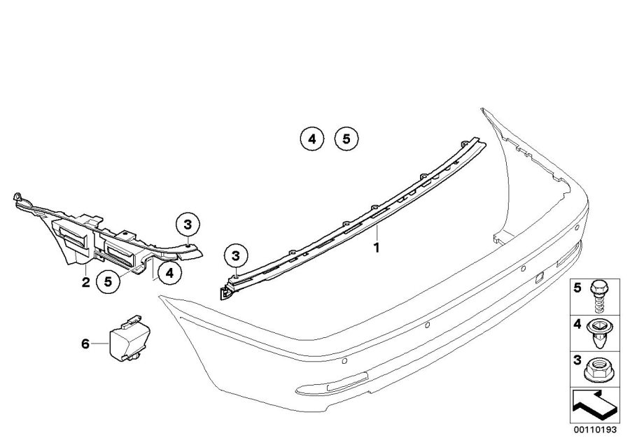 Diagram Trim panel bracket for your BMW