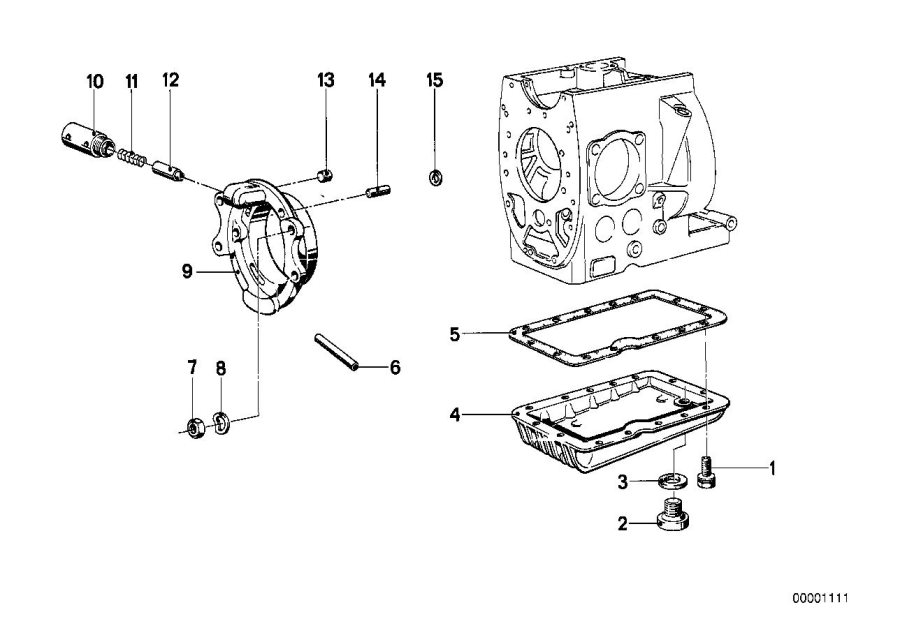 Diagram Oil Pan for your 2025 BMW S1000R   