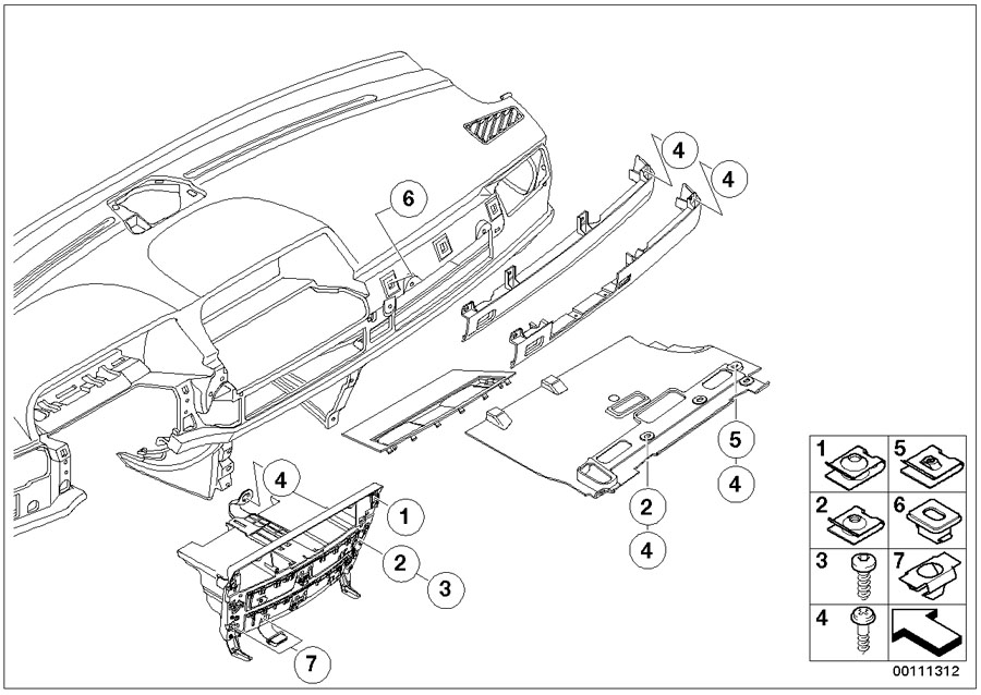 bmw-745li-clamp-instr-51457116152-bmw-northwest-tacoma-wa