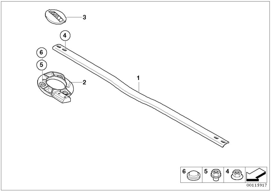 Le diagramme Montant de suspension pour votre BMW