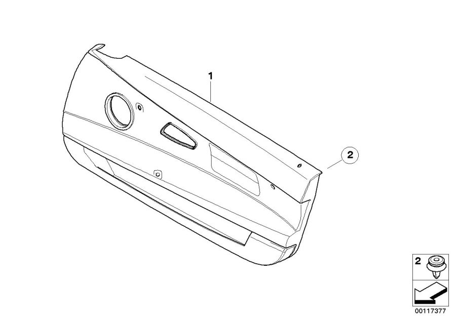 Diagram Door trim panel for your 2003 BMW 325xi   