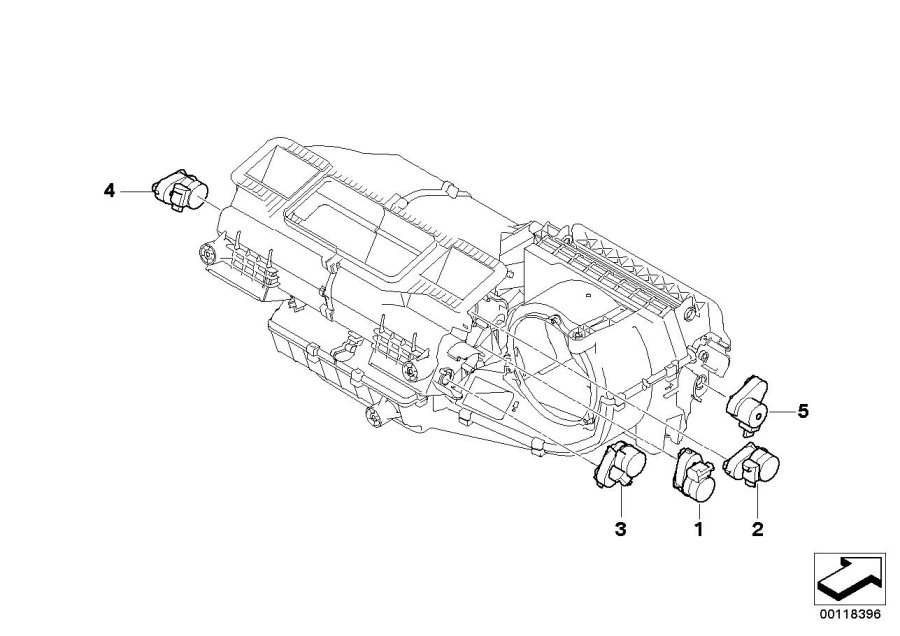 Diagram Actuator for automatic air condition for your 2016 BMW M6   