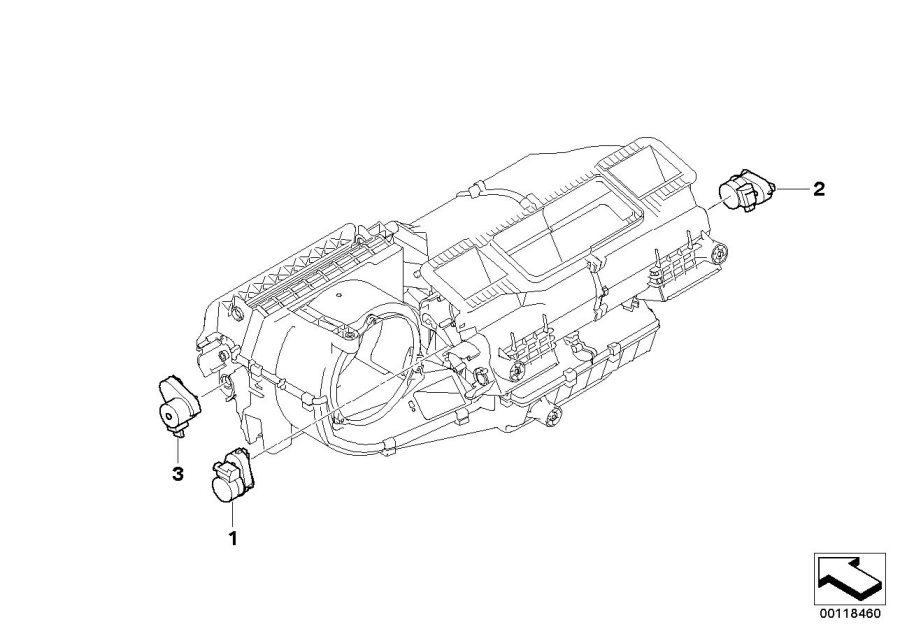 Diagram Actuator drive, heating for your 2016 BMW M6   