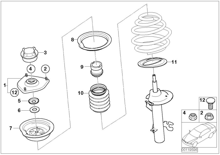 Diagram GUIDE SUPPORT/SPRING PAD/ATTACHING PARTS for your MINI