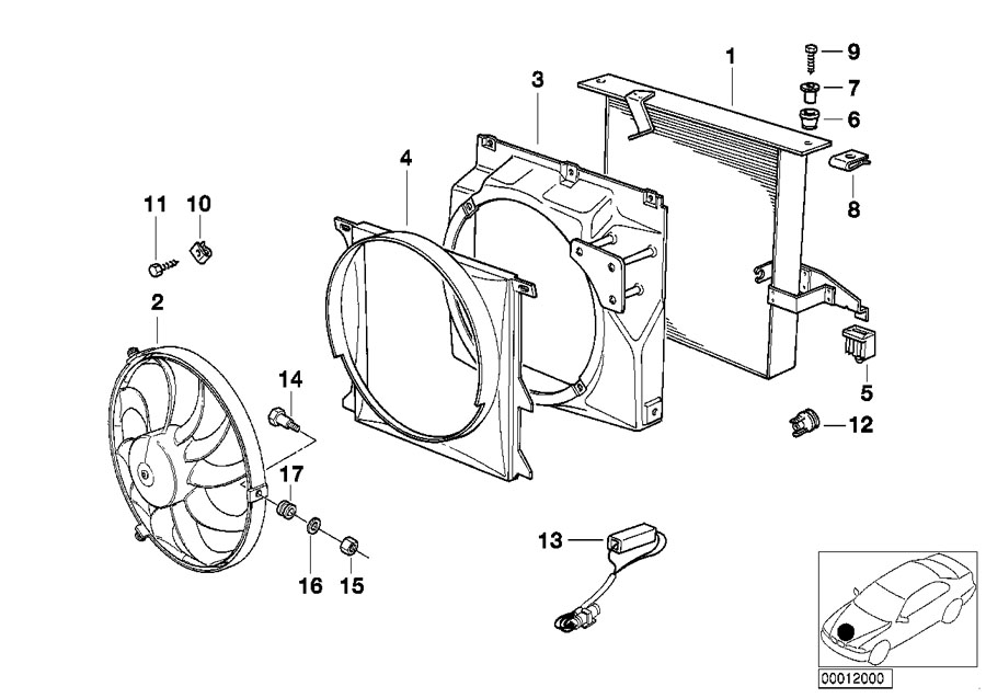 Diagram Climate CAPACITOR/ADDITIONAL blower for your BMW X3  