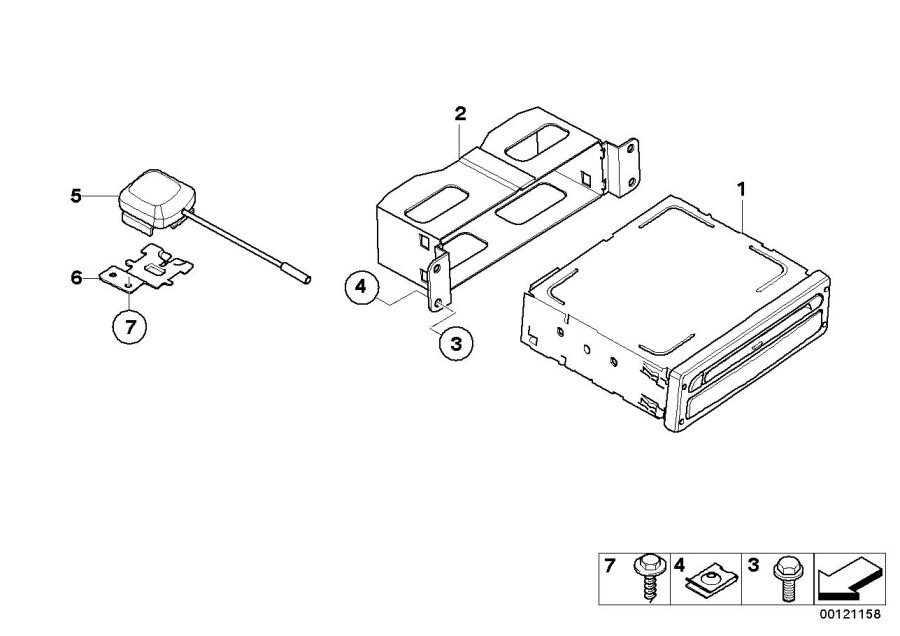 Diagram Navigation system for your BMW M6  