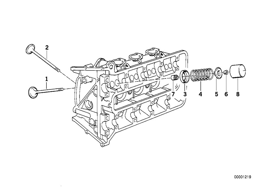 Diagram Timing gear - intake VALVE/EXHAUST valve for your 2004 BMW K1200LT   