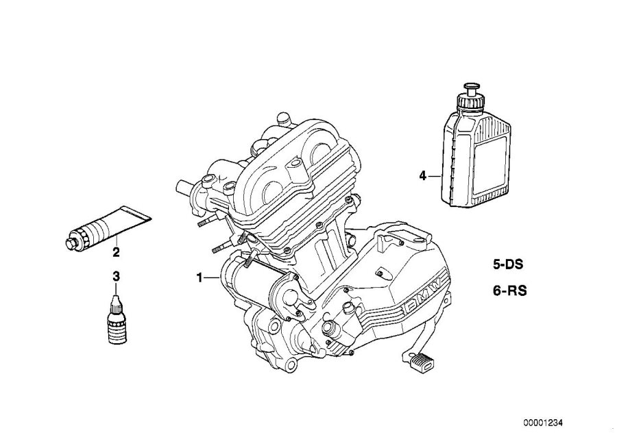 Diagram Engine for your 2014 BMW G650GS   