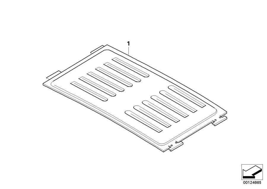 Diagram Individual SLIDE/TILT sunroof for your BMW 530xi  