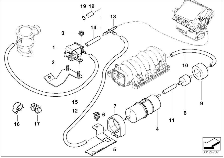 Diagram Air pump F vacuum control for your 2016 BMW 328i   