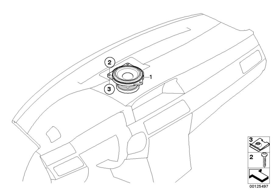 Diagram Components Top-hifi instrument panel for your BMW