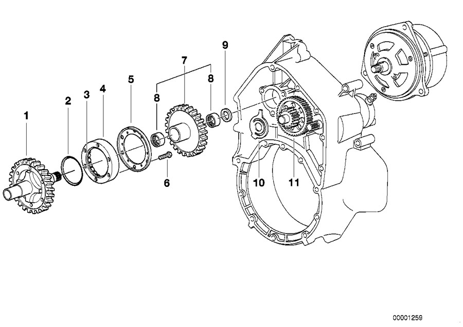 03Starter 1-way clutch/reduct gear shafthttps://images.simplepart.com/images/parts/BMW/fullsize/1259.jpg