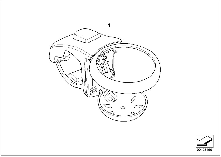 Diagram Can holder for your 2004 BMW R1200CL   