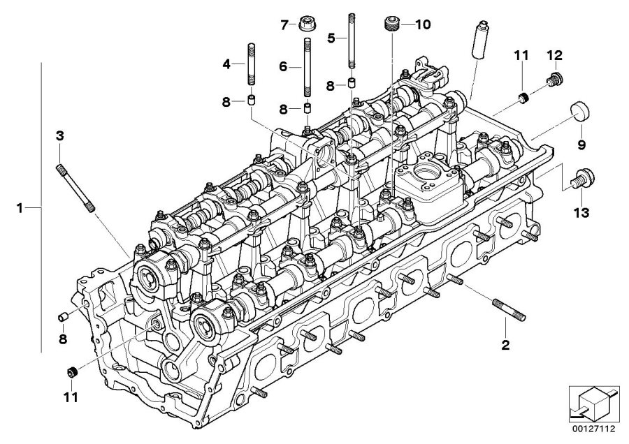 Diagram Cylinder Head for your 2013 BMW M6   