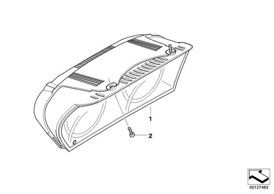 Diagram Instrument cluster for your BMW