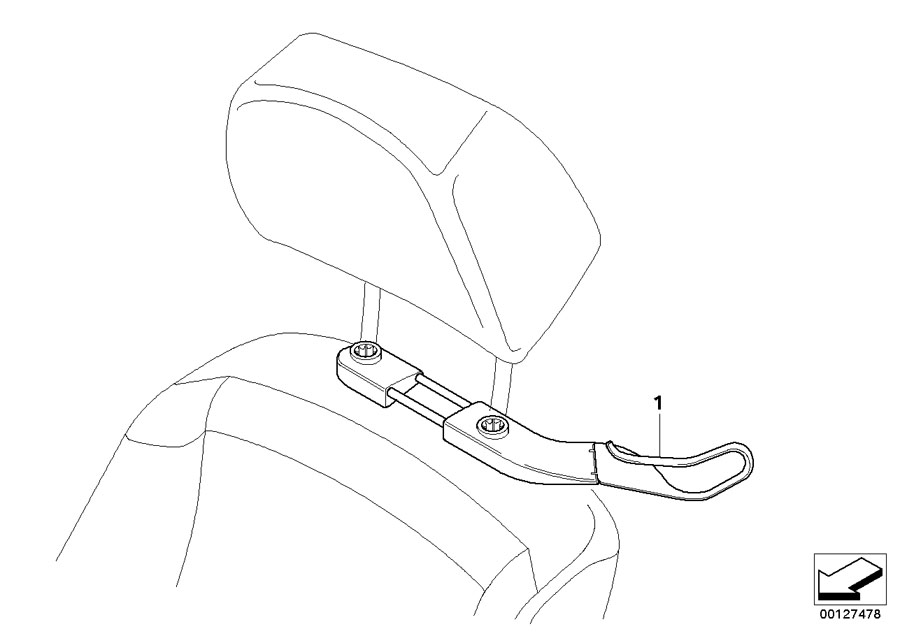 Diagram Belt holder for your MINI