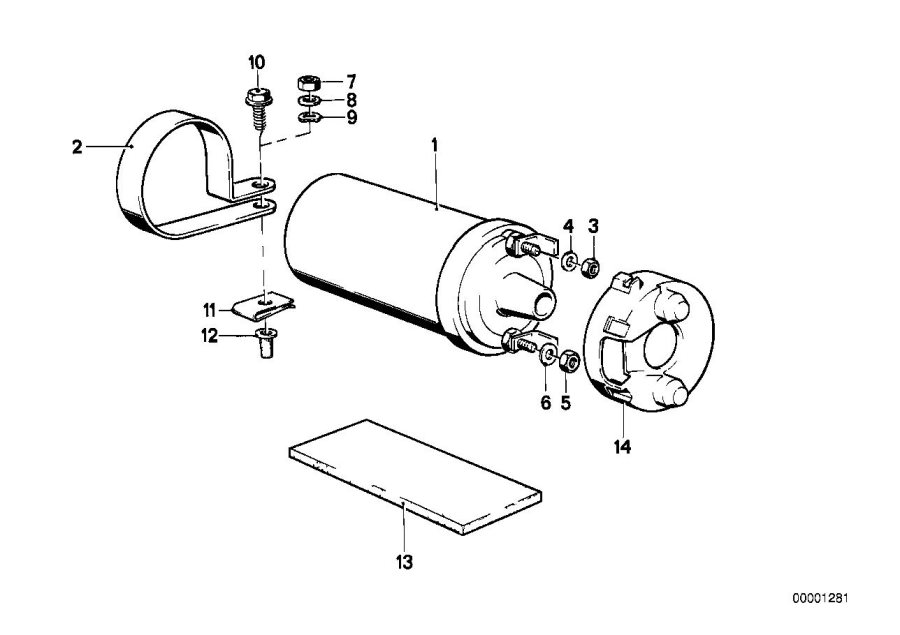 Diagram Ignition coil for your BMW