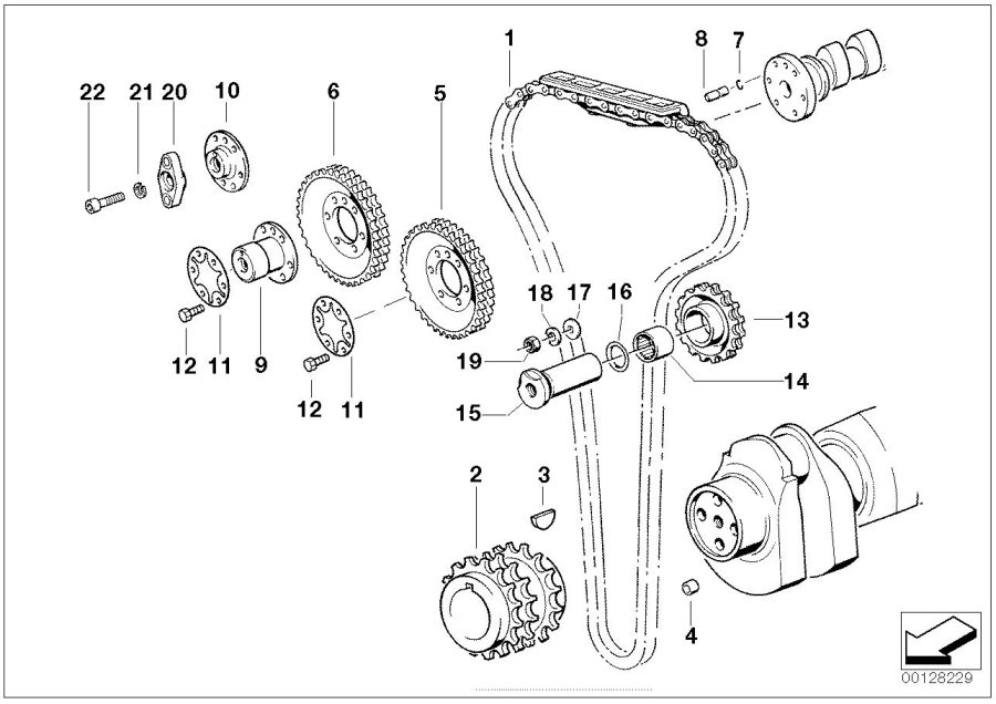 Diagram Timing and valve train-timing chain for your 2016 BMW X1   