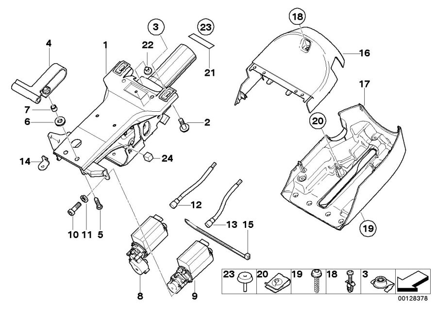 Diagram Steering wheel column adjustment,electr. for your 2017 BMW M4 GTS   