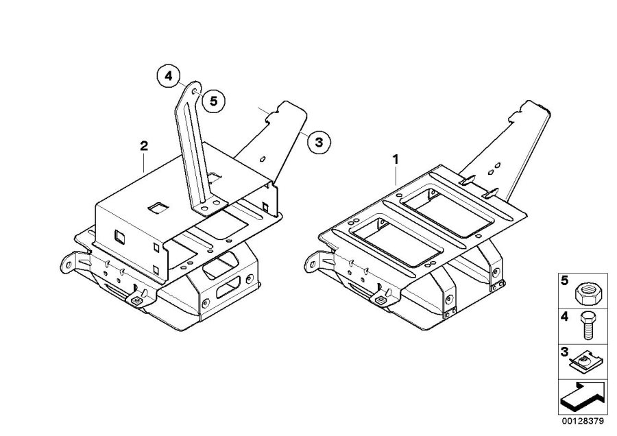 Diagram Bracket, satellite- radio for your 2018 BMW X2 28iX  