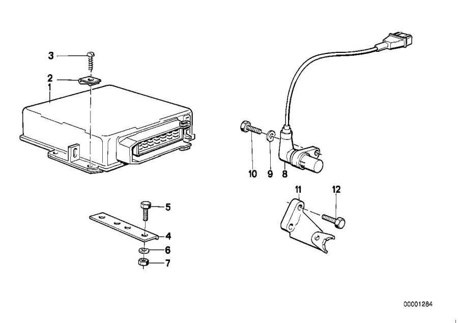 Diagram Control unit DME/TRIGGER contact for your 2016 BMW i3  60Ah 