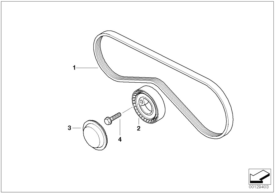 Diagram Belt Drive Climate Compressor for your 2013 BMW M6   