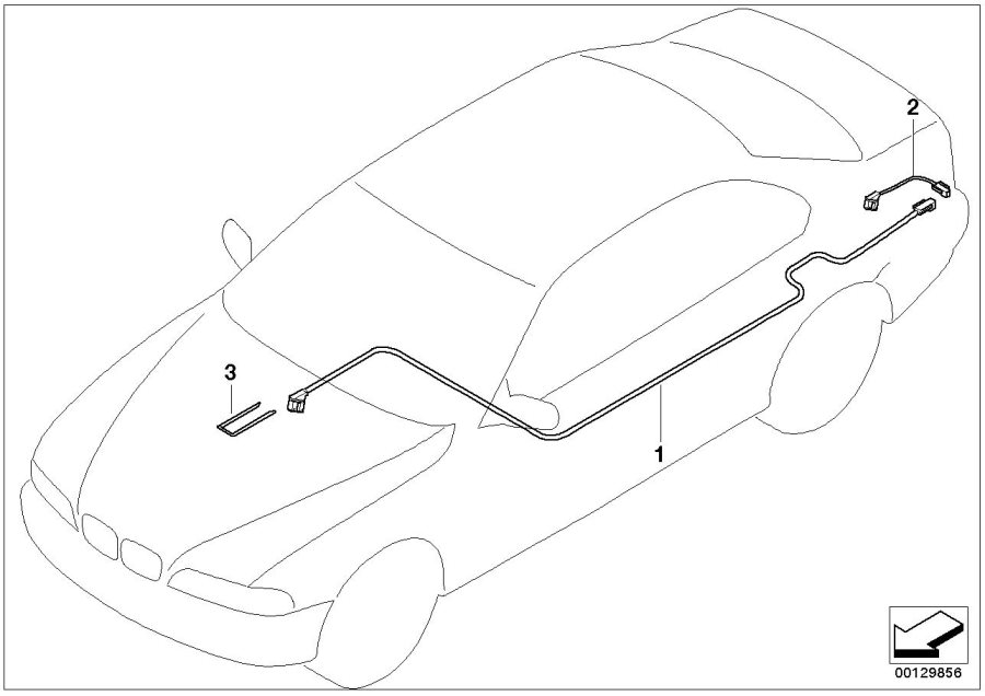 Diagram Connection cable cd-changer for your 2005 BMW 525xi   