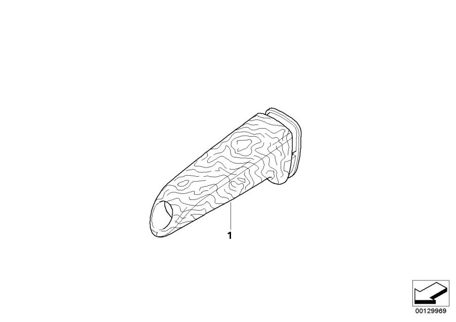 Diagram Retrofit, handbrake handle for your BMW